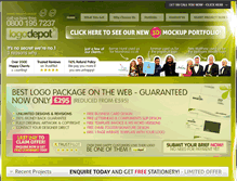 Tablet Screenshot of logodepot.co.uk